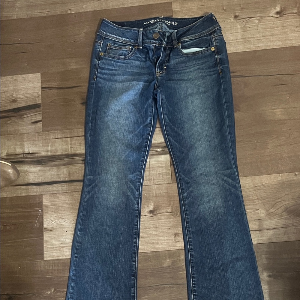 American Eagle Outfitters Dark Blue Flare Jeans